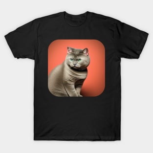 British Shorthair Cat T-Shirt